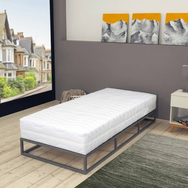 vidaXL Στρώμα με 7 Ζώνες Ανεξάρτητα Ελατήρια 140x200 εκ. / 20 εκ. H2