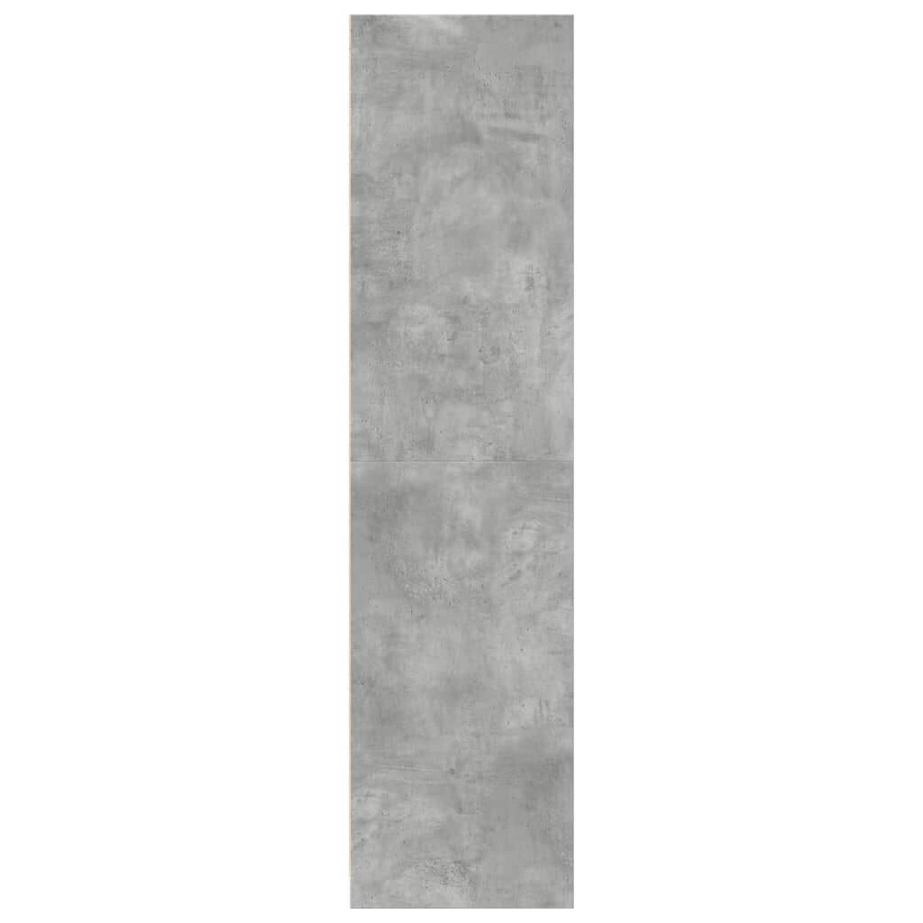 vidaXL Ντουλάπα Γκρι Σκυρ. 30x50x200 εκ. από Επεξεργασμένο Ξύλο