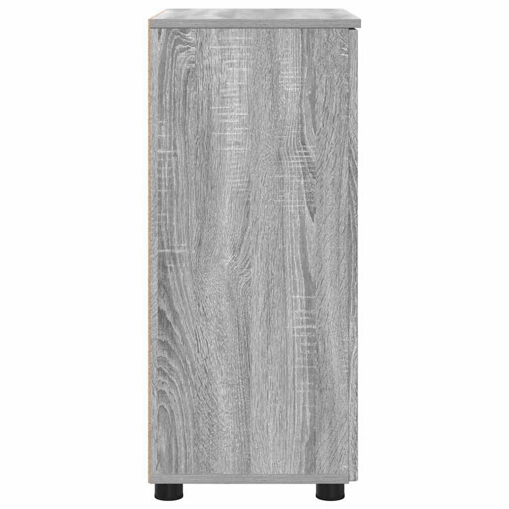 vidaXL Ντουλάπι Μπάνιου Γκρι sonoma 60 x 35 x 80 εκ Επεξεργασμένο ξύλο