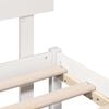 vidaXL Σκελετός Κρεβατιού Λευκό 160 x 200 cm Μασίφ ξύλο πεύκου