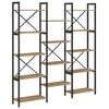 vidaXL &Rho;ά&phi;&iota; &Beta;&iota;&beta;&lambda;ί&omega;&nu; 156 x 25 x 167 &epsilon;&kappa;. &Epsilon;&pi;&epsilon;&xi;&epsilon;&rho;&gamma;&alpha;&sigma;&mu;έ&nu;&omicron; &Xi;ύ&lambda;&omicron; Artisan Oak