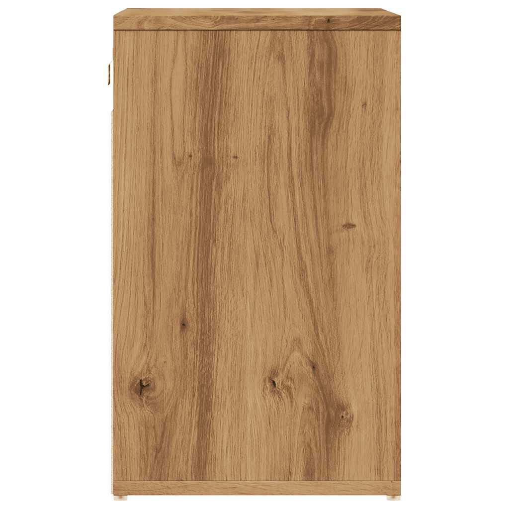 vidaXL Ντουλάπι παπουτσιών Δρυς τεχνίτης 52x30x50 cm
