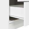 vidaXL Γραφείο με αποθηκευτικό χώρο 2 pcs Λευκό 70 x 50 x 76 εκ.