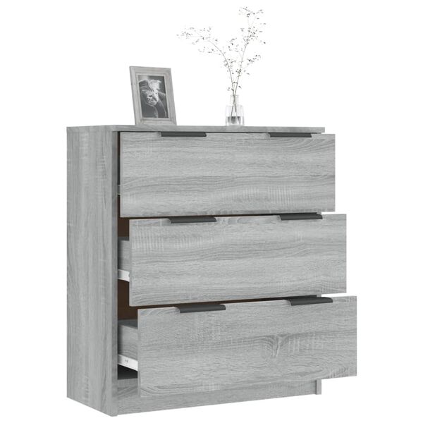 vidaXL Ντουλάπι Γκρι Sonoma 60 x 30 x 70 εκ. από Επεξεργασμένο Ξύλο