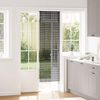 vidaXL Έντομο κουρτίνα πόρτας Σκούρο γκρι 56x185 cm Μπαμπού