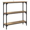 vidaXL &Tau;&rho;&alpha;&pi;έ&zeta;&iota; &kappa;&omicron;&nu;&sigma;ό&lambda;&alpha;&sigmaf; Artisan Oak 75 x 22,5 x 75 &epsilon;&kappa;