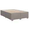 vidaXL &Kappa;&rho;&epsilon;&beta;ά&tau;&iota; Boxspring &mu;&epsilon; &Sigma;&tau;&rho;ώ&mu;&alpha; Taupe 140x190 &epsilon;&kappa;. &Upsilon;&phi;&alpha;&sigma;&mu;ά&tau;&iota;&nu;&omicron;