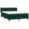 vidaXL Box Spring &kappa;&rho;&epsilon;&beta;ά&tau;&iota; &mu;&epsilon; &sigma;&tau;&rho;ώ&mu;&alpha; &sigma;&kappa;&omicron;ύ&rho;&omicron; &pi;&rho;ά&sigma;&iota;&nu;&omicron; 160x220cm &Beta;&epsilon;&lambda;&omicron;ύ&delta;&iota;&nu;&omicron;