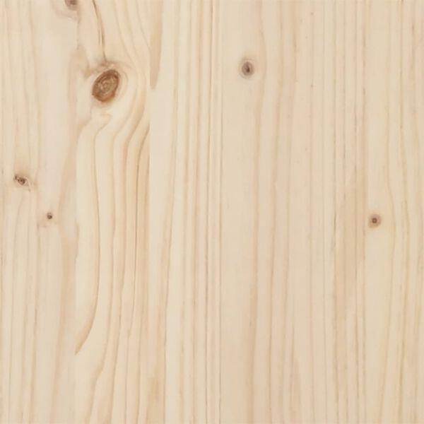 vidaXL Ζαρντινιέρα 60 x 60 x 60 εκ. από Μασίφ Ξύλο Πεύκου