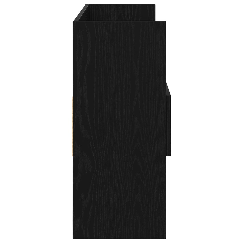 vidaXL Μπουφές Μαύρο Δρυς 105x30x70 εκ. από Επεξεργασμένο Ξύλο