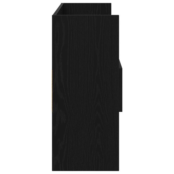 vidaXL Μπουφές Μαύρο Δρυς 105x30x70 εκ. από Επεξεργασμένο Ξύλο