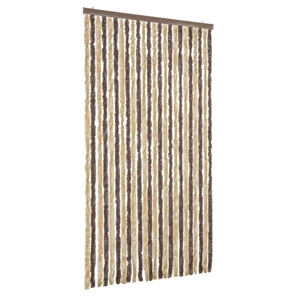 vidaXL Σήτα Εντόμων Σκούρο Καφέ / Μπεζ 100 x 230 εκ. από Σενίλ