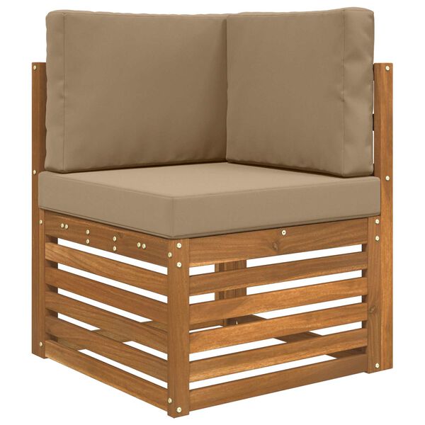 vidaXL &Mu;&alpha;&xi;&iota;&lambda;ά&rho;&iota; &Kappa;&alpha;&nu;&alpha;&pi;έ &Epsilon;&xi;&omega;&tau;&epsilon;&rho;&iota;&kappa;&omicron;ύ &Chi;ώ&rho;&omicron;&upsilon; 3 pcs Taupe &Pi;&omicron;&lambda;&upsilon;&epsilon;&sigma;&tau;έ&rho;&alpha;&sigmaf;