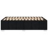 vidaXL Πλαίσιο Κρεβατιού χωρίς στρώμα Μαύρο 120x190 εκ. Υφασμάτινο