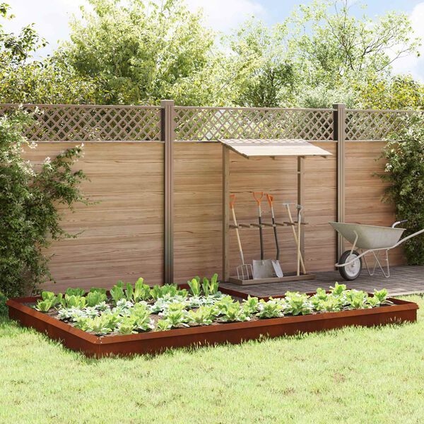 vidaXL &Phi;&rho;ά&chi;&tau;&epsilon;&sigmaf; &mu;&epsilon; &sigma;&alpha;&lambda;&iota;&gamma;&kappa;ά&rho;&iota;&alpha; 16 pcs &Sigma;&kappa; rusty