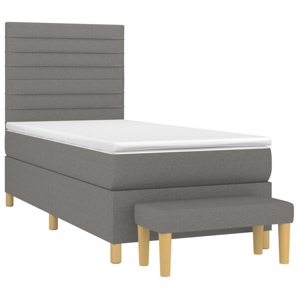 vidaXL &Kappa;&rho;&epsilon;&beta;ά&tau;&iota; Boxspring &mu;&epsilon; &Sigma;&tau;&rho;ώ&mu;&alpha; &Sigma;&kappa;&omicron;ύ&rho;&omicron; &Gamma;&kappa;&rho;&iota; 80x200 &epsilon;&kappa;. &Upsilon;&phi;&alpha;&sigma;&mu;ά&tau;&iota;&nu;&omicron;