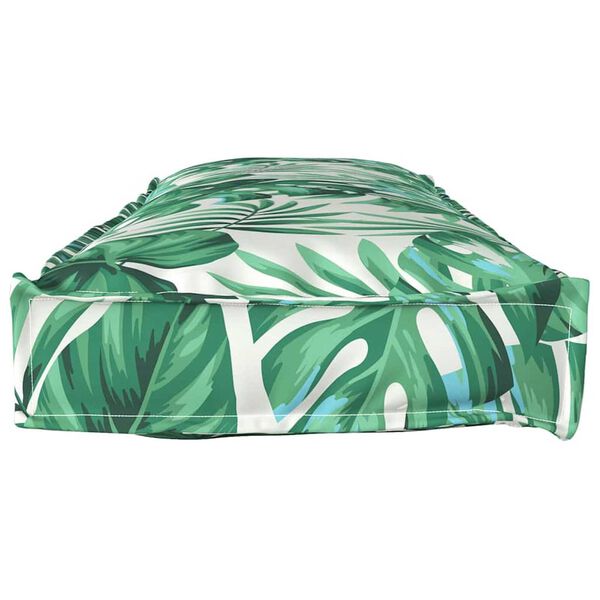 vidaXL Σετ Μαξιλαριών Πάγου Floral 2 pcs Μοτίβο φύλλων 120 x 40 x 8 εκ