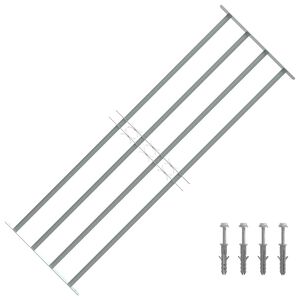 Κάγκελα Παραθύρων Ασφαλείας Ρυθμιζόμενα με 4 Μπάρες 1000-1500 χιλ.