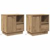vidaXL &Kappa;&omicron;&mu;&omicron;&delta;ί&nu;&omicron; 2 &tau;&mu;&chi;. Artisan Oak 50 x 34,5 x 50 &epsilon;&kappa;.