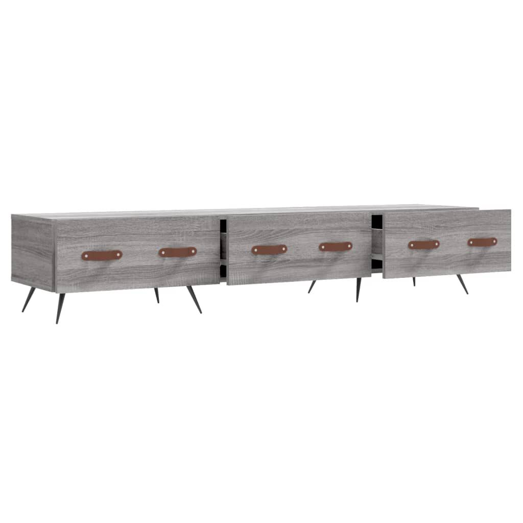 vidaXL Έπιπλο Τηλεόρασης Γκρι Sonoma 150 x 36 x 30 εκ. Επεξεργ. Ξύλο