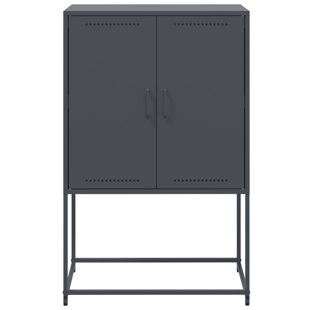 vidaXL Ντουλάπι Ανθρακί 68,5x38,5x107 εκ. από Ατσάλι