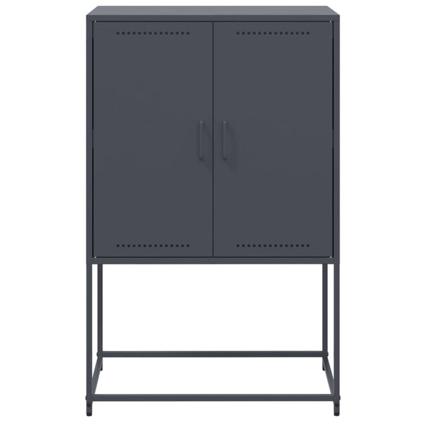 vidaXL Ντουλάπι Ανθρακί 68,5x38,5x107 εκ. από Ατσάλι