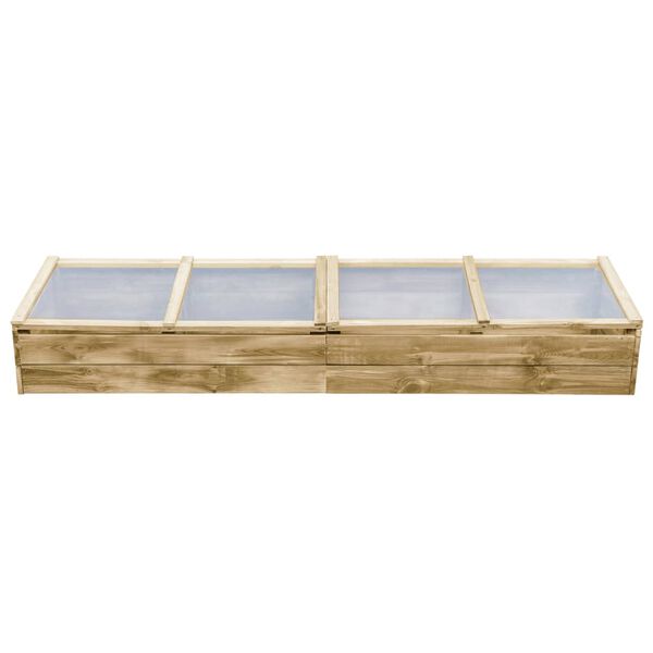 vidaXL Θερμοκήπιο - Σπορείο 200 x 50 x 35 εκ. Εμποτισμένο Ξύλο Πεύκου