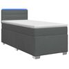 vidaXL &Kappa;&rho;&epsilon;&beta;ά&tau;&iota; Box Spring &mu;&epsilon; &Sigma;&tau;&rho;ώ&mu;&alpha; &kappa;&alpha;&iota; LED &Sigma;&kappa;&omicron;ύ&rho;&omicron; &Gamma;&kappa;&rho;&iota; &Mu;&omicron;&nu;ό Ύ&phi;&alpha;&sigma;&mu;&alpha;