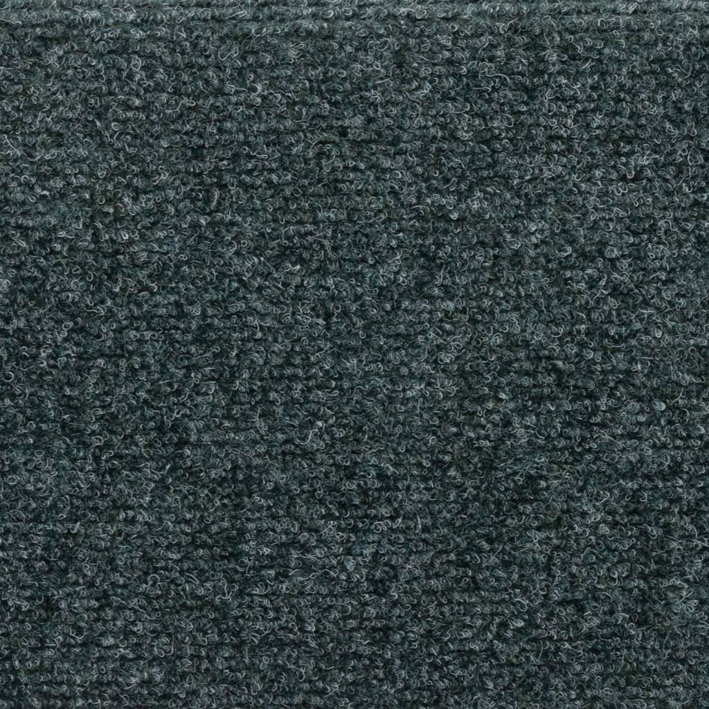 vidaXL Πατάκια Σκάλας 15 τεμ. καφέ 65x21x4 εκ. Βελονιασμένα