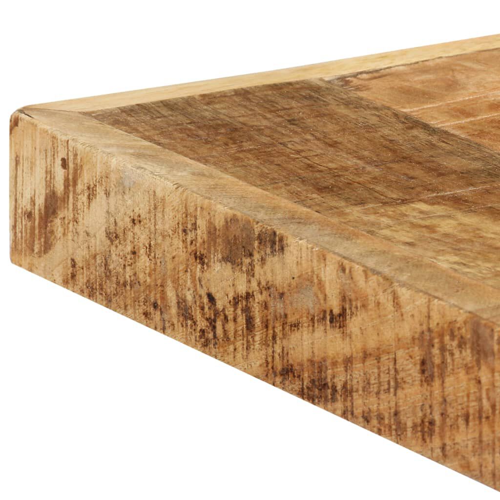 vidaXL Τραπεζαρία 160 x 80 x 75 εκ. από Μασίφ Ακατέργαστο Ξύλο Μάνγκο