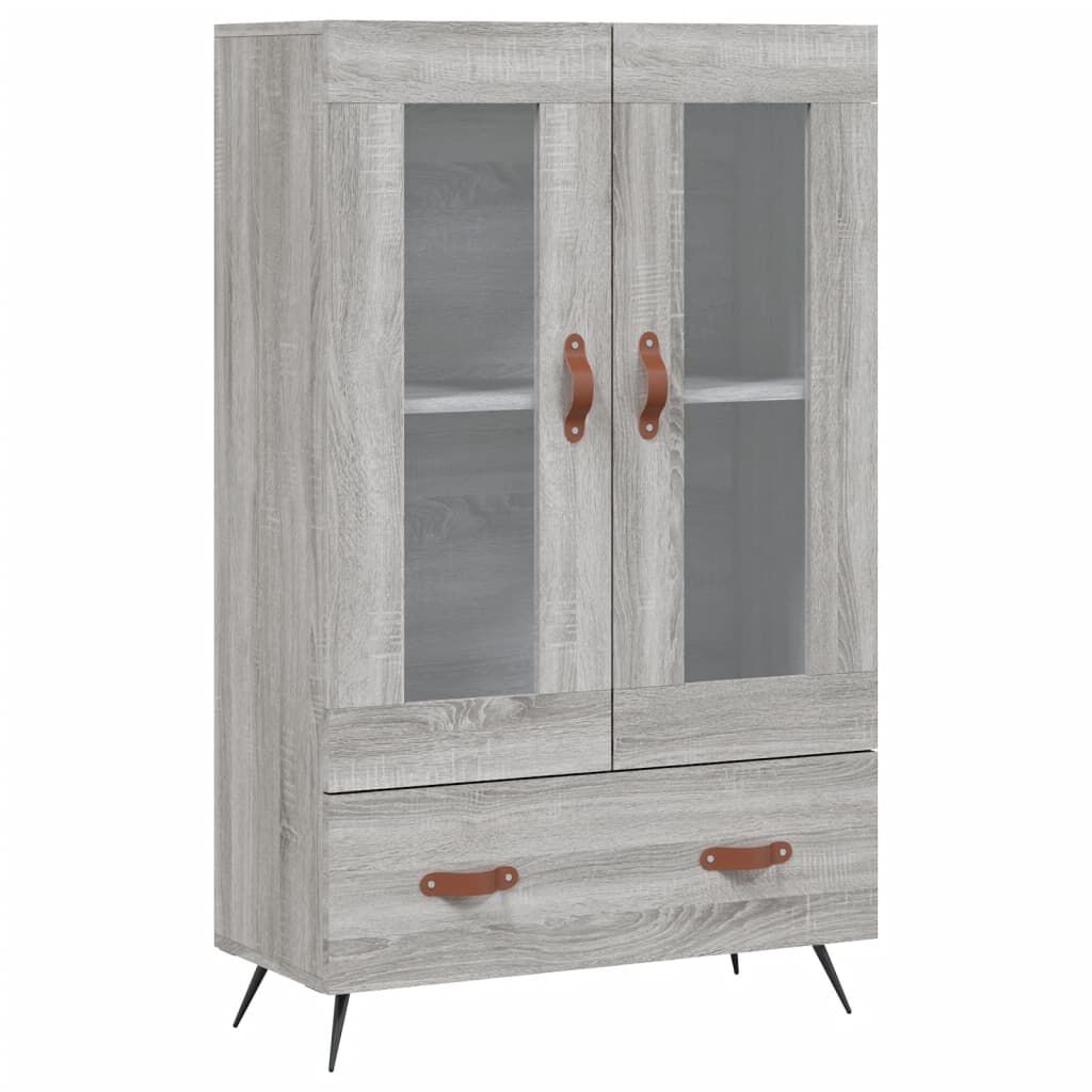 vidaXL Ντουλάπα Γκρι Sonoma 69,5 x 31 x 115 εκ. από Επεξεργασμένο Ξύλο