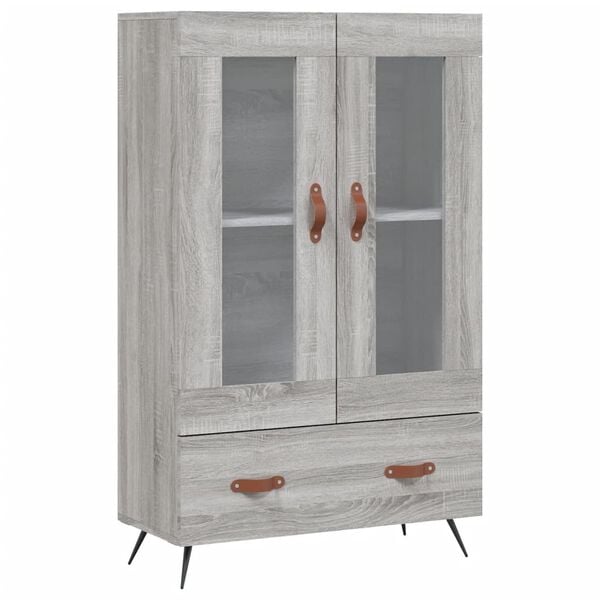 vidaXL Ντουλάπα Γκρι Sonoma 69,5 x 31 x 115 εκ. από Επεξεργασμένο Ξύλο