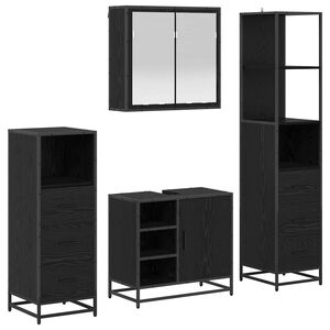 vidaXL &Sigma;&epsilon;&tau; &Epsilon;&pi;ί&pi;&lambda;&omega;&nu; &Mu;&pi;ά&nu;&iota;&omicron;&upsilon; 4 &tau;&mu;&chi;. &Mu;&alpha;ύ&rho;&eta; &Omicron;&xi;&upsilon;ά 65 x 33 x 60 &epsilon;&kappa;