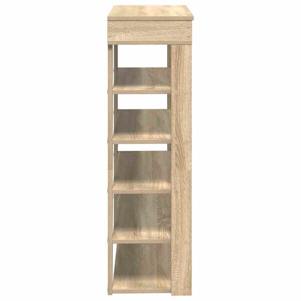 Ράφι παπουτσιών vidaXL Sonoma Oak 80x30x98 cm Κατασκευασμένο ξύλο