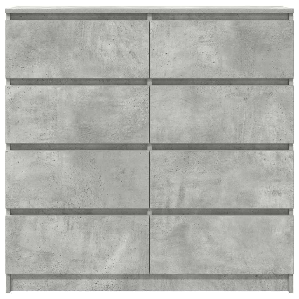 vidaXL Ντουλάπι Γκρι Σκυροδέματος 100x35x99 εκ. Επεξεργασμένο Ξύλο