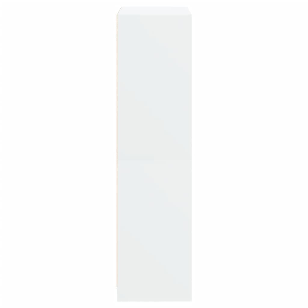 vidaXL Ντουλάπι με Πόρτες Λευκό 68x37x142 εκ. από Επεξεργασμένο Ξύλο