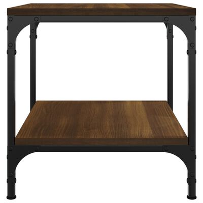 vidaXL Τραπεζάκι Σαλονιού Καφέ Δρυς 50x50x40 εκ. Επεξεργασμένο Ξύλο