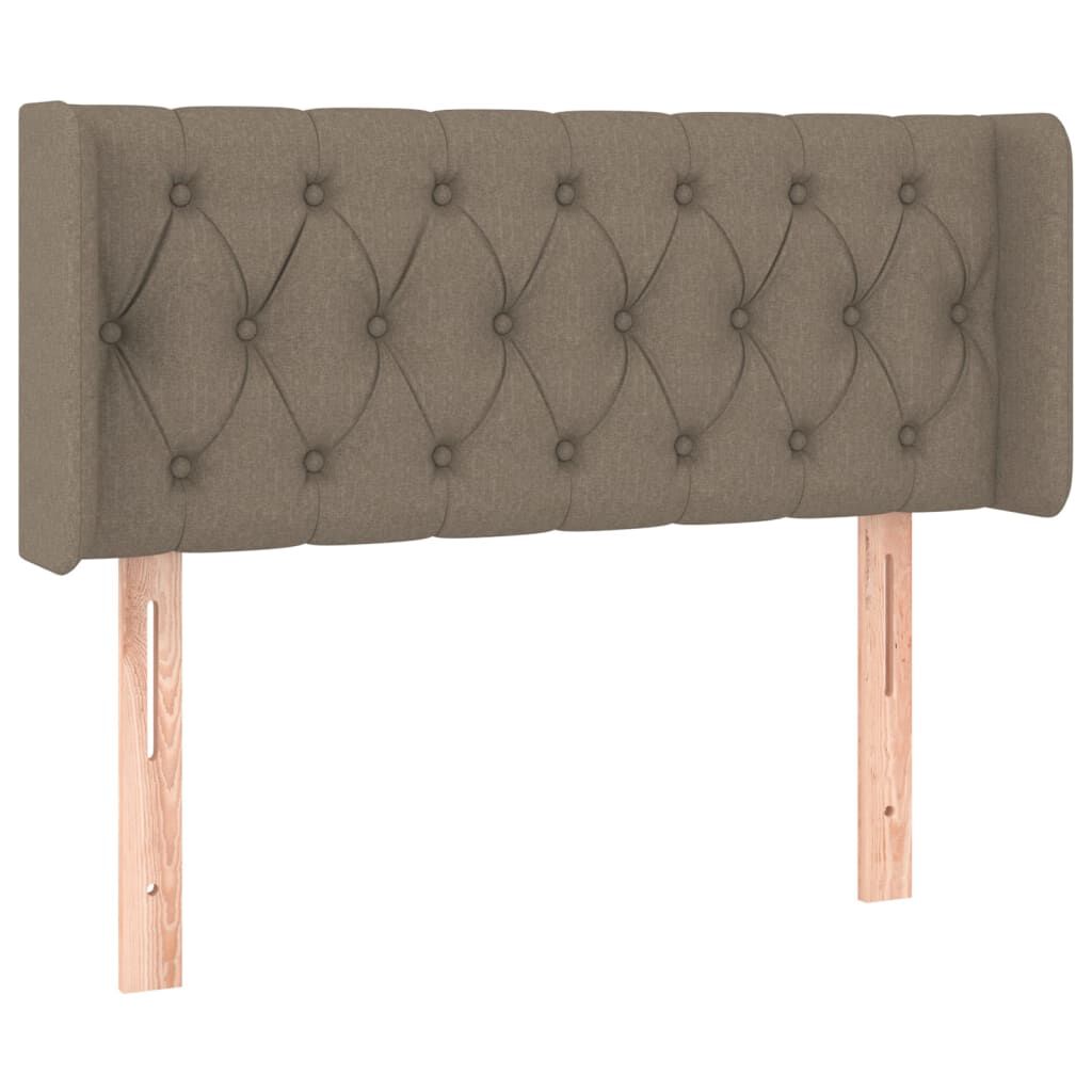 vidaXL Κεφαλάρι με Πτερύγια Taupe 93x16x78/88 εκ. Υφασμάτινο