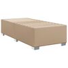 vidaXL Κρεβάτι Boxspring με Στρώμα Καπουτσίνο 80x200 εκ. Συνθ. Δέρμα