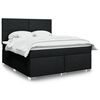 vidaXL &Kappa;&rho;&epsilon;&beta;ά&tau;&iota; Boxspring &mu;&epsilon; &Sigma;&tau;&rho;ώ&mu;&alpha; &Mu;&alpha;ύ&rho;&omicron; 180x200 &epsilon;&kappa;. &Upsilon;&phi;&alpha;&sigma;&mu;ά&tau;&iota;&nu;&omicron;
