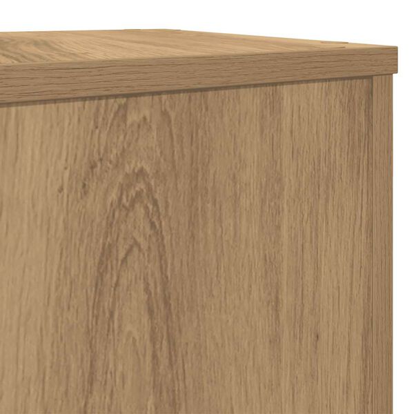 vidaXL Βάσεις Φυτών 2 τεμ. Αρτισιανή Δρυς 30x30x70 εκ. Επεξ. Ξύλο