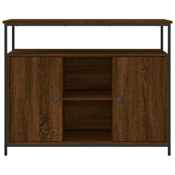 vidaXL Συρταριέρα Καφέ Δρυς 100x35x80 εκ. από Επεξεργασμένο Ξύλο
