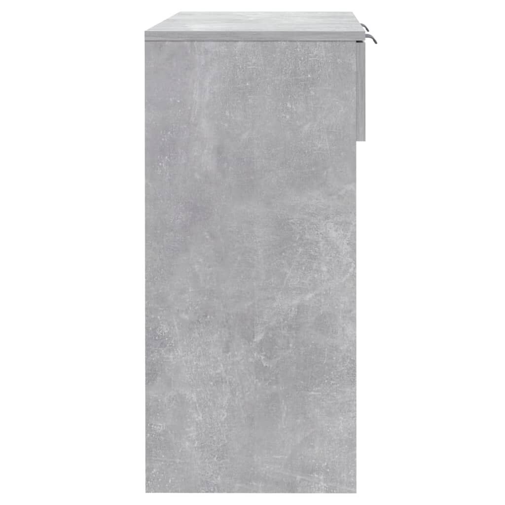 vidaXL Τραπεζάκι κονσόλα Γκρι Σκυρ. 90x36x75 εκ. Επεξεργασμένο Ξύλο