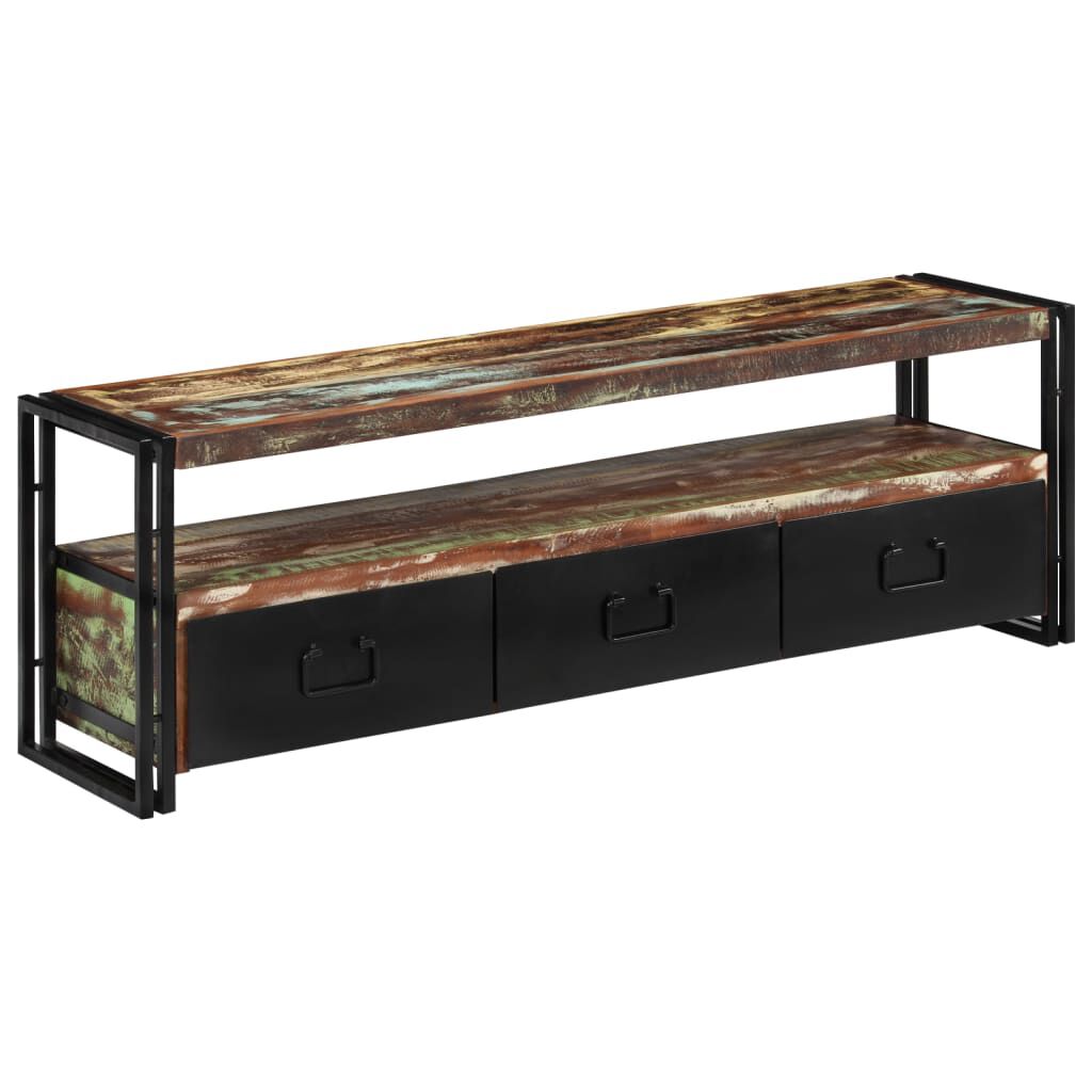 vidaXL Έπιπλο Τηλεόρασης 120 x 30 x 40 εκ. από Μασίφ Ανακυκλωμένο Ξύλο