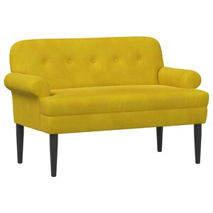 vidaXL Love seat &mu;&epsilon; &kappa;&omicron;&upsilon;&mu;&pi;&iota;ά &Kappa;ί&tau;&rho;&iota;&nu;&omicron; 120 x 66 x 78 &epsilon;&kappa;. &Beta;&epsilon;&lambda;&omicron;ύ&delta;&omicron;