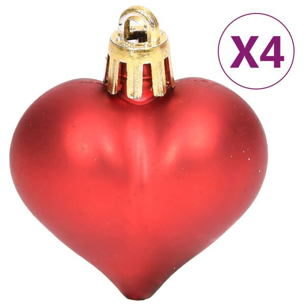 vidaXL Σετ Μπάλες Χριστουγεννιάτικες 70 τεμ. Χρυσές και Κόκκινες