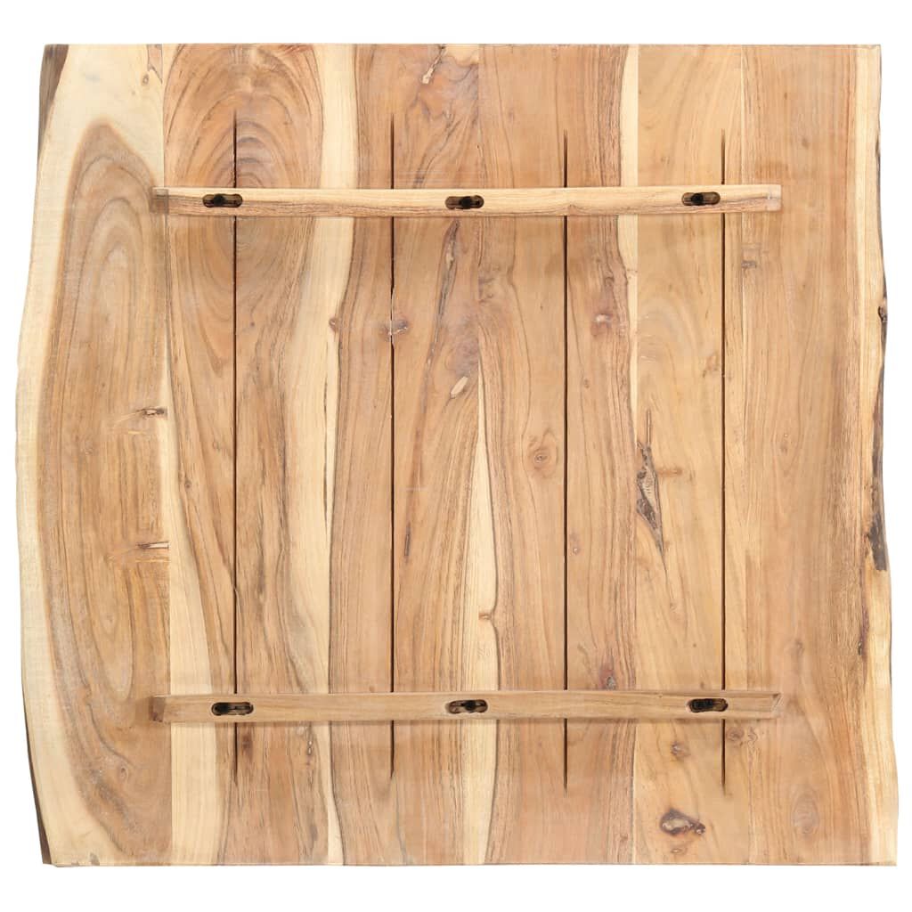vidaXL Επιφάνεια Τραπεζιού 58 x (50-60) x 3,8 εκ. Μασίφ Ξύλο Ακακίας