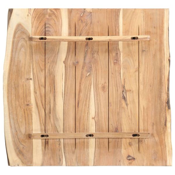 vidaXL Επιφάνεια Τραπεζιού 58 x (50-60) x 3,8 εκ. Μασίφ Ξύλο Ακακίας