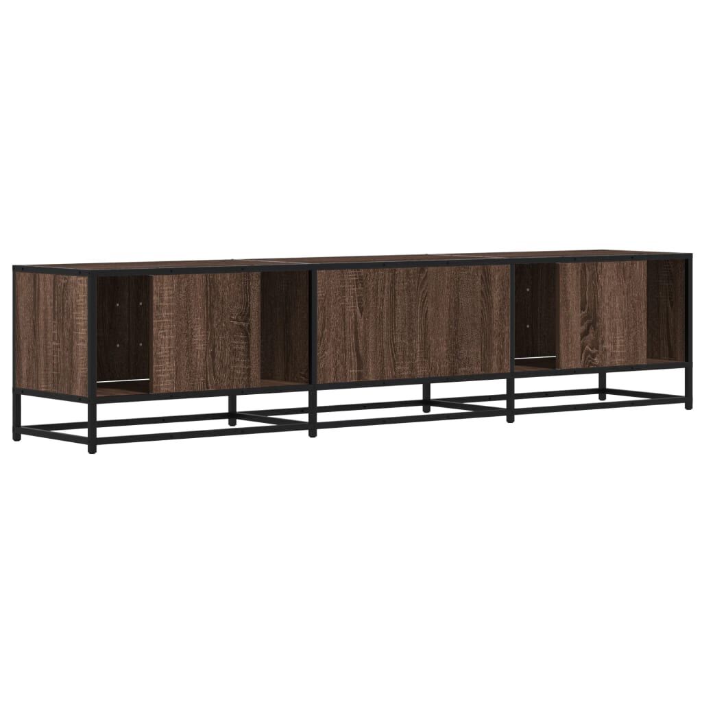 vidaXL Έπιπλο Τηλεόρασης Καφέ Δρυς 180x35x41 εκ. Επεξεργασμένο Ξύλο