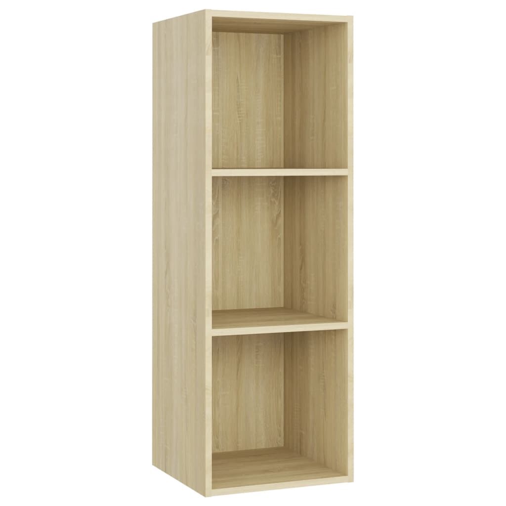 vidaXL Έπιπλα Τηλεόρασης 3 τεμ. Sonoma Δρυς 107x35x37 εκ. Μοριοσανίδα